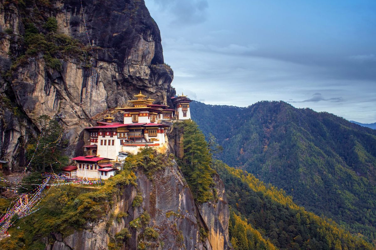 Tiger's nest in Bhutan in Azië met Explore