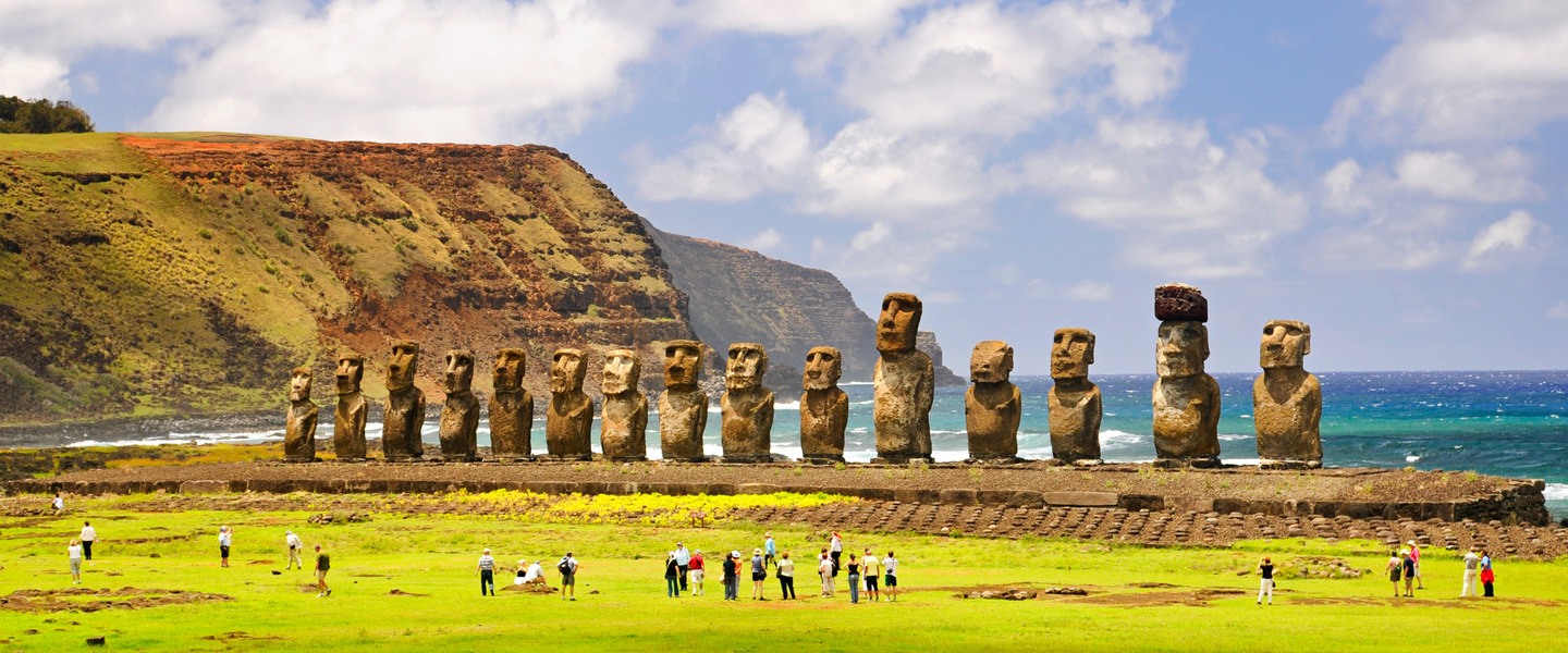 Moai beelden op Rapa Nui, Chili - reizen met Explore