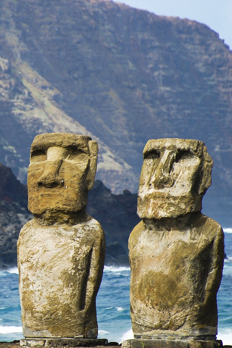 Moai beelden op Rapa Nui, Chili - reizen met Explore