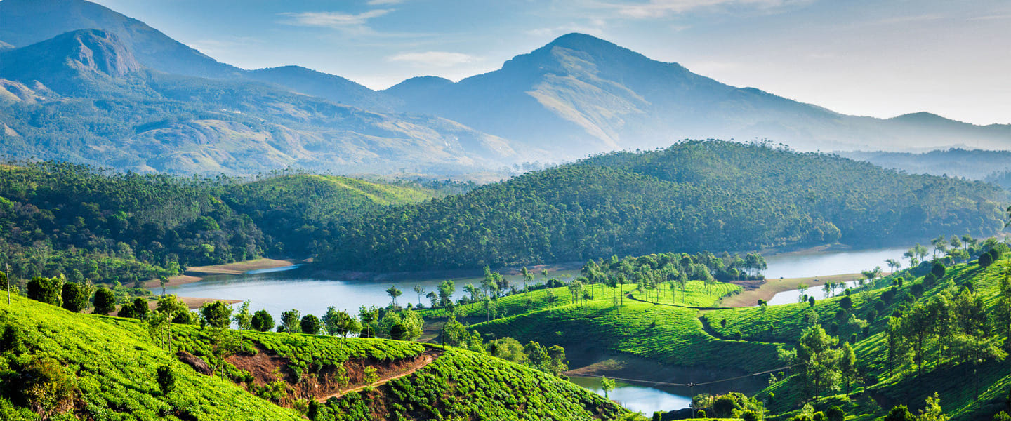 Landscape of Kerala, India