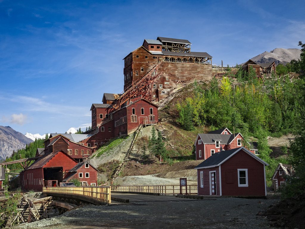 Kennicott mijnstad in Wrangell-St. Elias National Park, Alaska – reizen met Explore