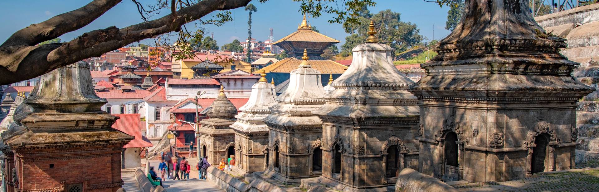 Pashupatinath tempel in de vallei van Kathmandu