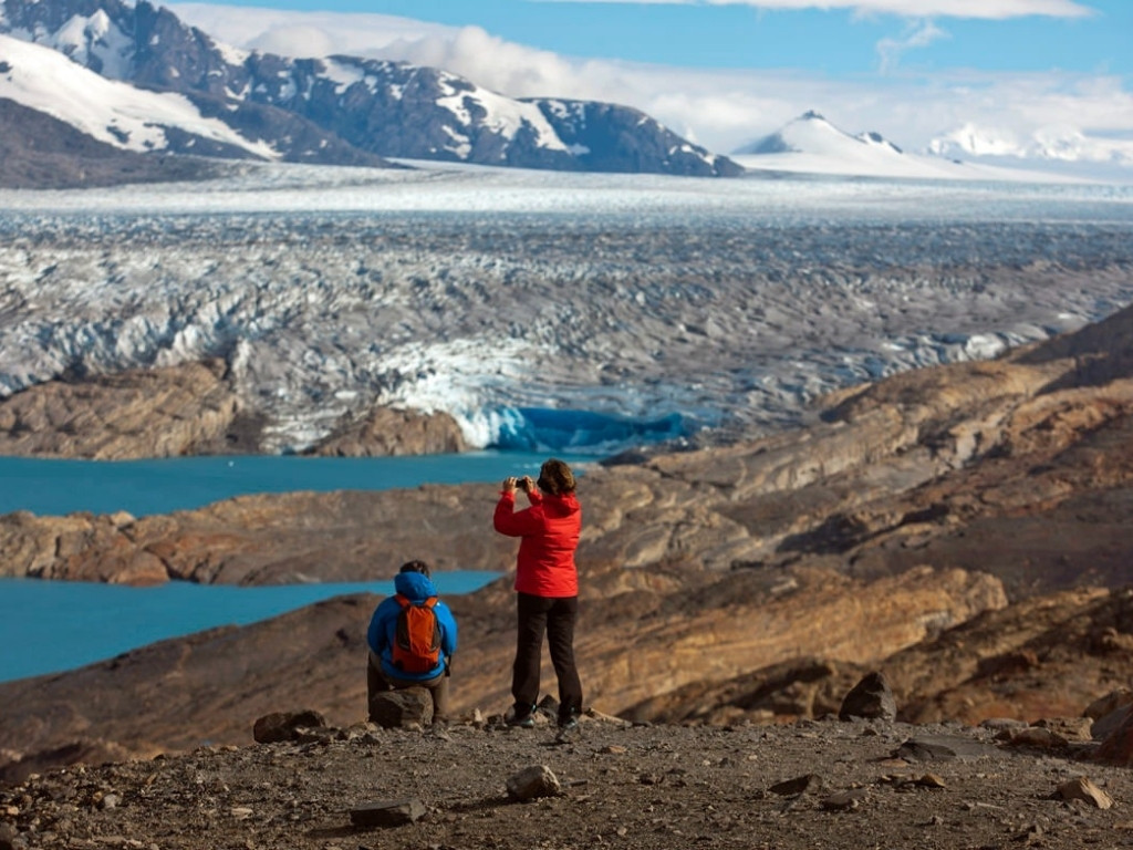Wandelaars in Los Glaciares Nationaal park - reizen met Explore