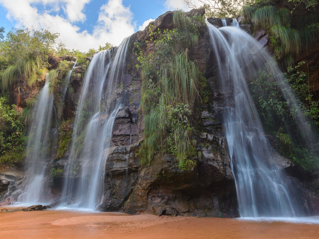 Watervallen in Nationaal Park Amboró in Samaipata, Bolivië - reizen met Explore