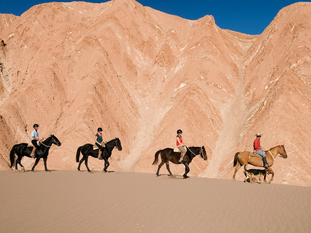 Paardrijden in de Atacama woestijn in Chili - reizen met Explore