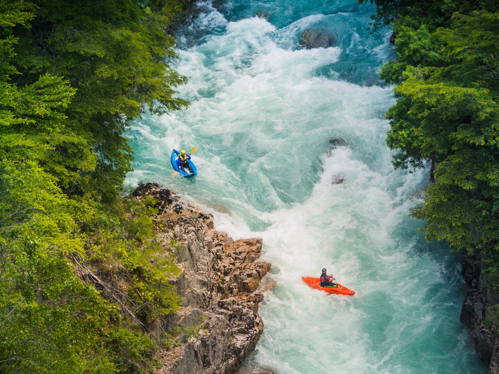 Kajakkers in Futaleufú, Chili - reizen met Explore