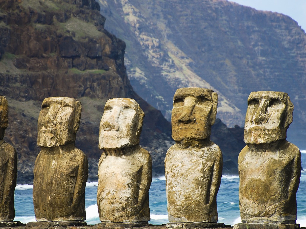 Moais op Paaseiland in Chili - reizen met Explore