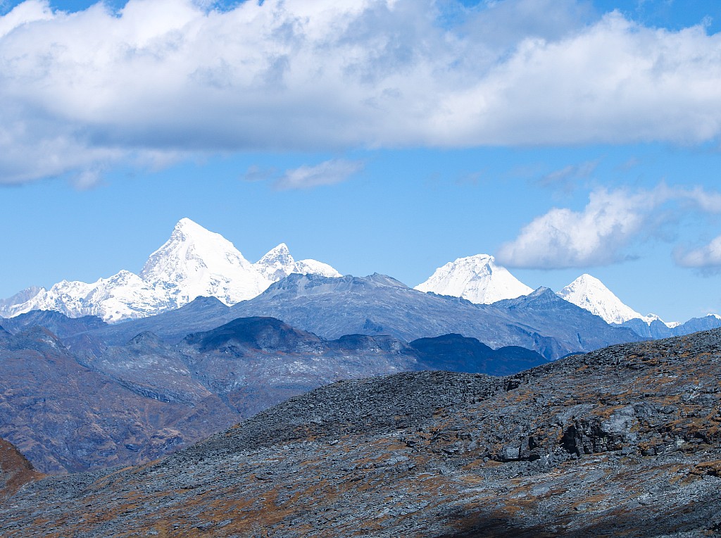 Op trekking in Bhutan