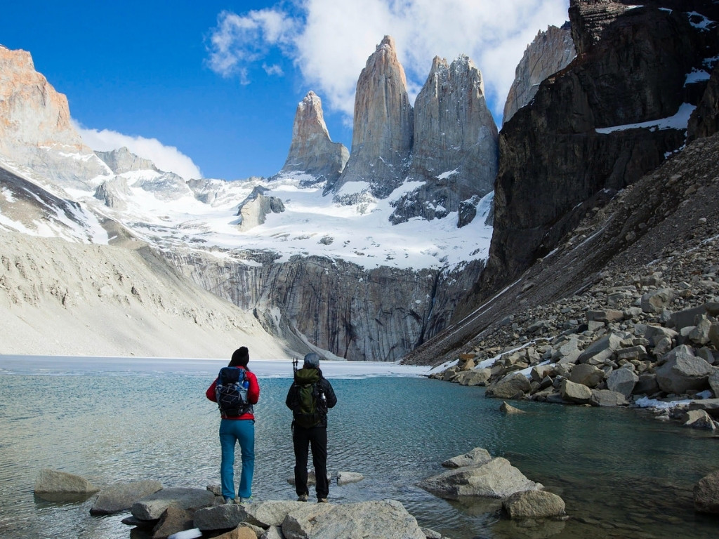 Wandelaars in Torres del Paine, Chili - reizen met Explore