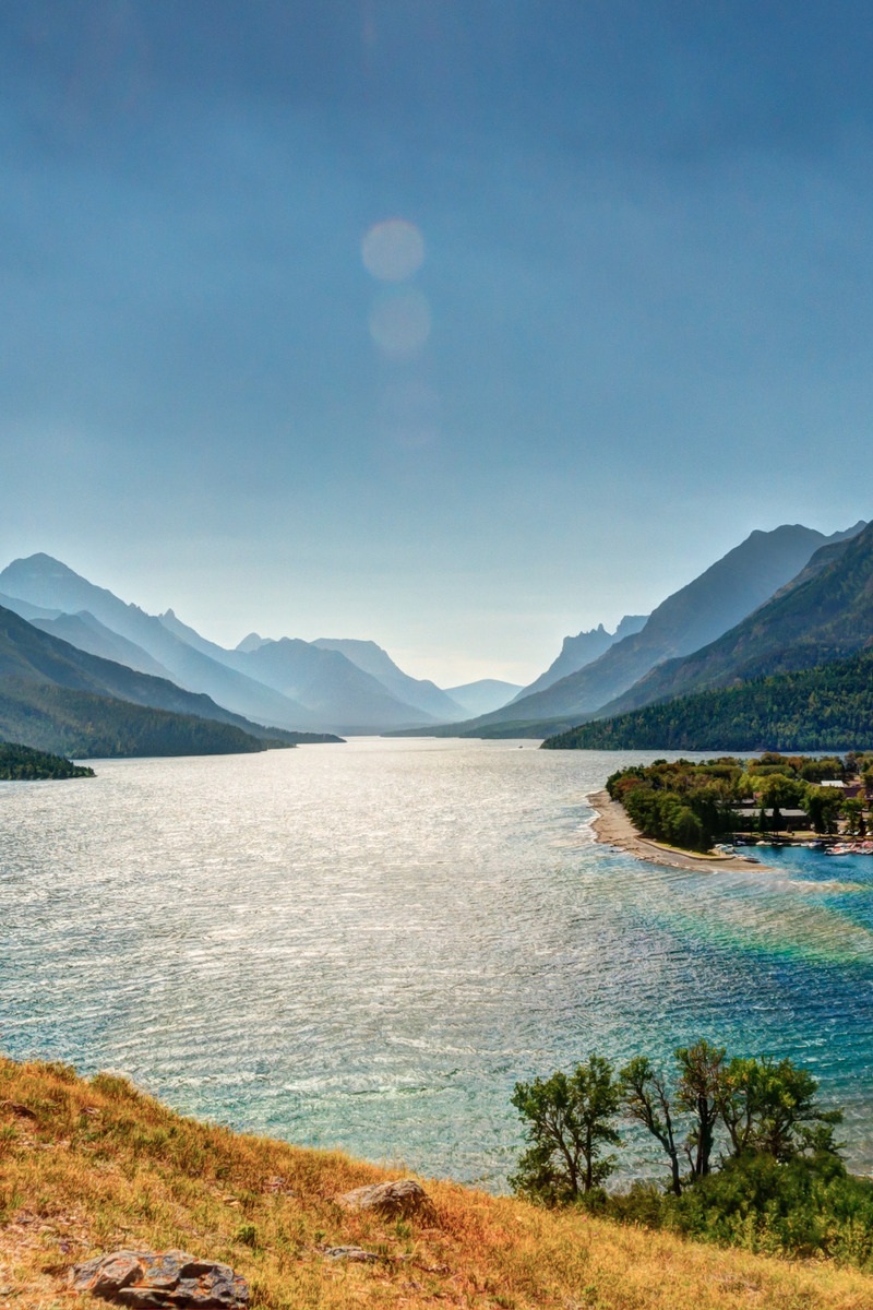 Meer in Waterton Nationaal Park - reizen met Explore