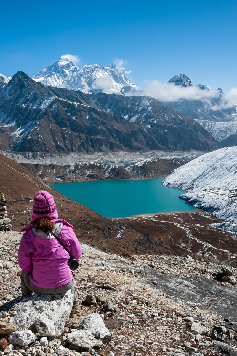 Door de bergen trekken