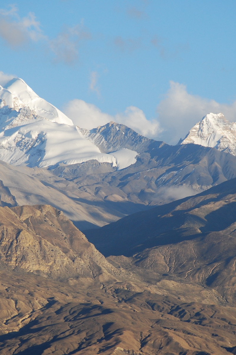Mountain landscape of Mustang