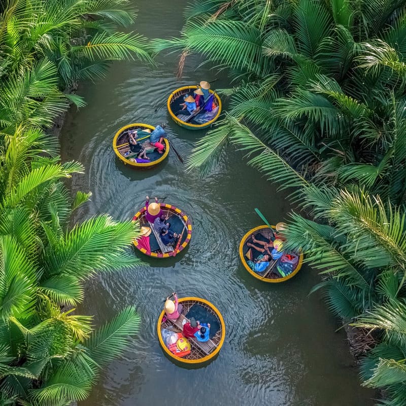 Vietnam ontdekken vanop het water